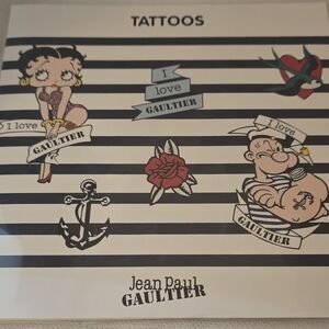 Jean Paul Gaultier Cartoon Tattoo Set